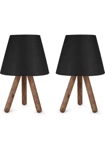 Art&Gift North Home Ahşap Ayaklı Abajur: Modern ve Şık Tasarımıyla Ev ve İşletmeler İçin Uygun