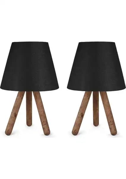 Art&Gift North Home Ahşap Ayaklı Abajur: Modern ve Şık Tasarımıyla Ev ve İşletmeler İçin Uygun