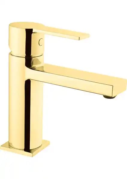 Artema Flo S A4193623 Lavabo Bataryası: Estetik ve Dayanıklı Altın Renkli Tasarım
