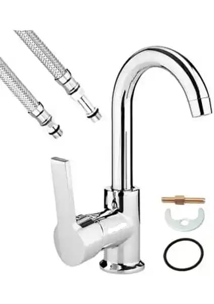 Arvenis Sıcak Soğuk Çift Su Girişli Delta Lüx Gövde Lavabo Musluğu Özellikleri ve Kullanım Avantajları