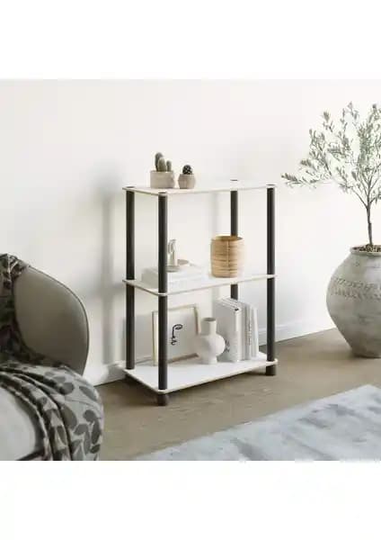 Ata Home Çok Amaçlı 2 Raflı Ahşap Modern Dekoratif Kitap Dosya Rafı Özellikleri