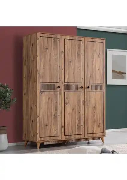 Atlantik 3 Kapaklı Dolap: Modern Tasarım ve Fonksiyonellik ile Geniş Depolama Çözümü