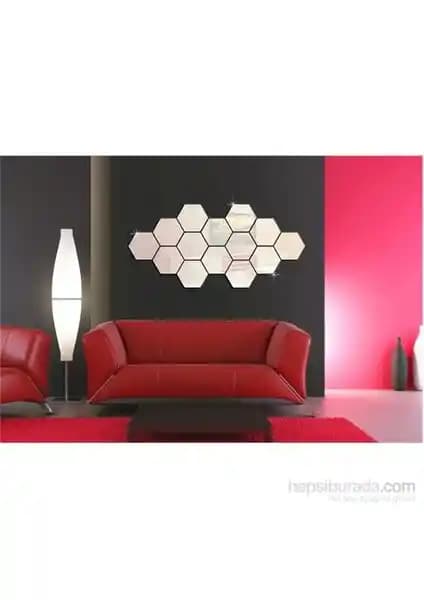 Bal Peteği Dekoratif Ayna: Modern ve Hafif Akrylİk Tasarımın Şıklığı