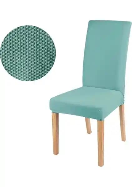 Balpeteği Desenli Likra Kumaşlı Sandalye Örtüsü Yüksek Kalite ve Kolay Temizlik Özellikleriyle