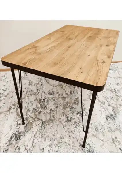 Bambeds Mobilya Atlantik Çam Desen Oval Yemek Masası Detaylı İnceleme ve Özellikleri