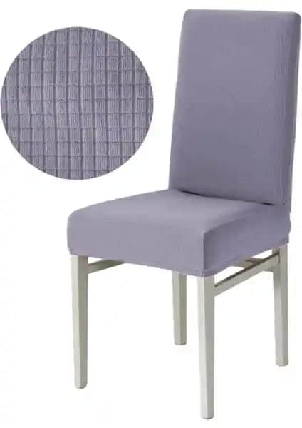 Bambu Malzemeli Likralı Esnek Lastikli Sandalye Örtüsü Modern İç Mekan Dekorasyonu