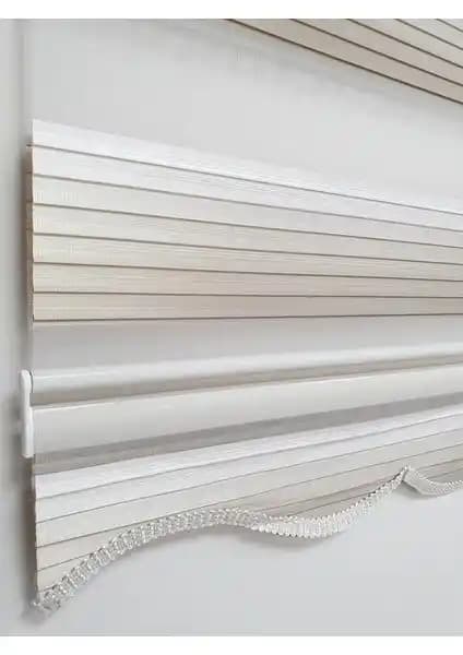 BBB Geniş Pliseli Renk Geçişli Zebra Stor Perde MZ293 Şık ve Dayanıklı Tasarım