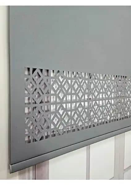 BBB Stor Perde Desenli Lazer Kesim Kalın Kumaşlı Modern Ev ve Ofis Dekorasyonu İçin