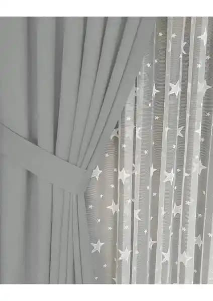 BD Beyaz Dokuma Açık Gri Pileli Fon Perde: Şık ve Fonksiyonel Tasarım ile Dekorasyonda Fark Yaratın