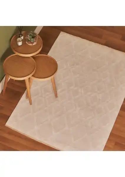 Bella Maison Diamond Kilim Beyaz: Modern Tasarım ve Dayanıklılık Sunan Şık Halı