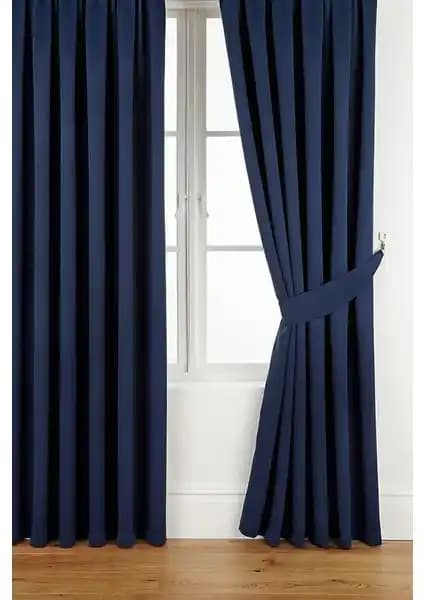 Belle Cose Blackout Lacivert Perde: Işık ve Isı Yalıtımı Sağlayan Modern Tasarım