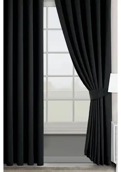 Belle Cose Blackout Siyah Fon Perde: Işık Engelleme ve Modern Dekorasyon Çözümü