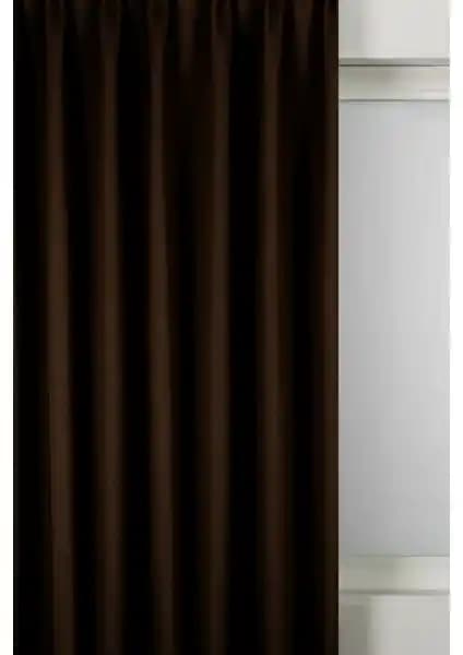 Belle Cose Country Tarz Hasır Termal Karartma Blackout Kahverengi Fon Perde Ürün Özellikleri ve Kullanım Avantajları