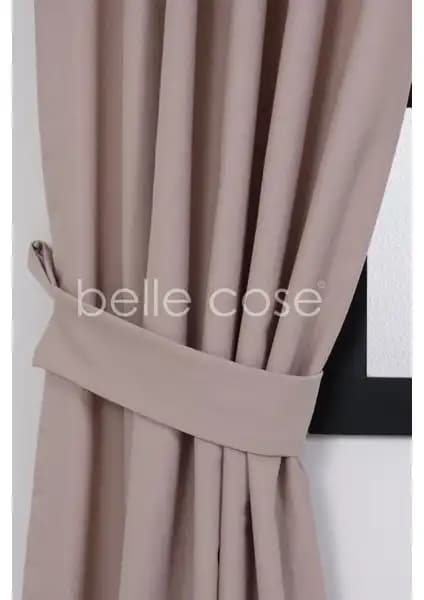 Belle Cose Keten Görünümlü Bohem Tarz Fon Perde Şık ve Kullanışlı Tasarım Özellikleri