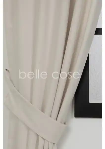 Belle Cose Keten Görünümünde Fon Perde: Estetik ve Fonksiyonellik Bir Arada