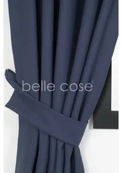 Belle Cose Keten Görünümünde Fon Perde: Modern ve Doğal Dekorasyon İçin Şık Seçenek