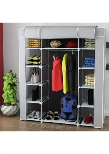 Beyaz Pazar Bez Dolap: Dayanıklı ve Pratik Depolama Çözümü