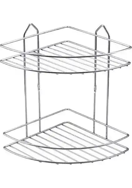 Bianco Perla Ks03 İki Katlı Banyo Köşelik Modern ve Dayanıklı Tasarım Özellikleriyle