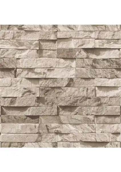 BienHome Bien Exclusive Gri Taş Desenli Duvar Kağıdı ile Modern ve Şık Mekan Dekorasyonu