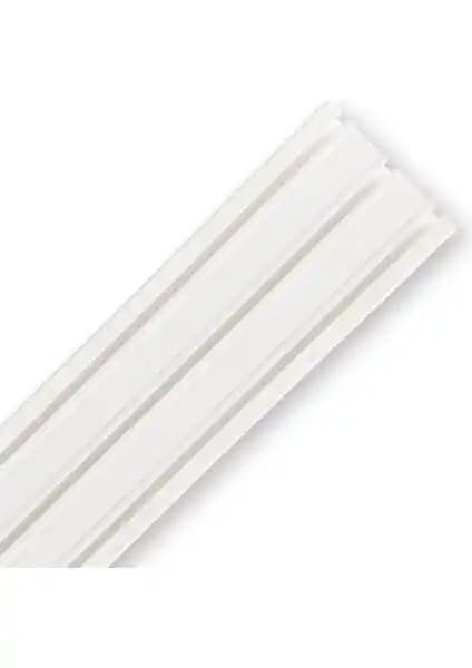 Bilarch 3 Raylı Korniş Perde Rayı Beyaz - Dayanıklı ve Kolay Montajlı Perde Rayı