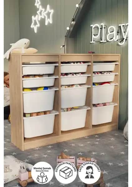 Bofigo 12 Sepetli Çok Amaçlı Dolap: Modern ve Çok Yönlü Depolama Çözümü