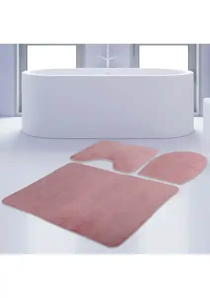 Bonny Home 3'lü Pembe Kaymaz Taban Banyo Paspası ve Halısı Seti Ürün Özellikleri ve Kullanım Avantajları