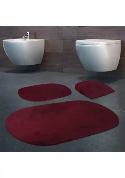 Bonny Home 3'lü Rixos Mürdüm Kaymaz Taban Banyo Paspası ve Halısı Seti Özellikleri