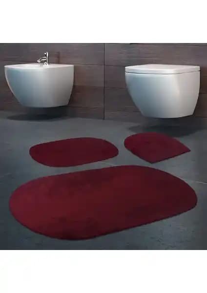 Bonny Home 3'lü Rixos Mürdüm Kaymaz Taban Banyo Paspası ve Halısı Seti Özellikleri