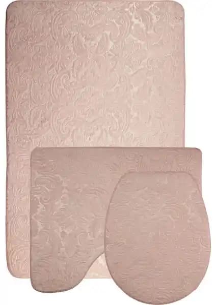 Bonny Home Ultrasoft Desenli 3’lü Pudra Klozet Takımı ile Şık ve Fonksiyonel Banyo Dekorasyonu