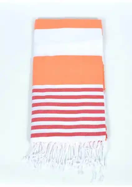 Buldan Store Marin Peştemal Turuncu - Geleneksel Türk Dokuması ve Modern Kullanım