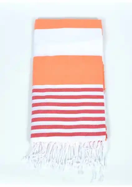 Buldan Store Marin Peştemal Turuncu - Geleneksel Türk Dokuması ve Modern Kullanım