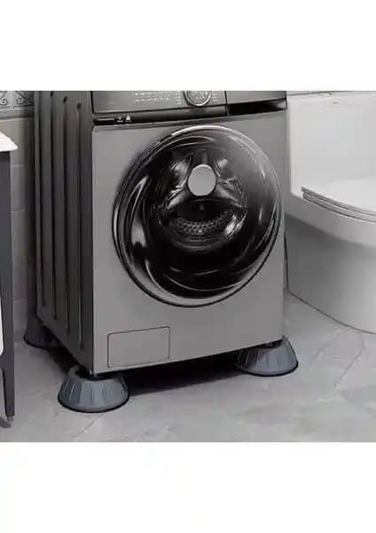 Çamaşır Makinesi Kayma ve Titreşim Engelleyici Seti | Stabil ve Sessiz Çalışma İçin Pratik Çözüm