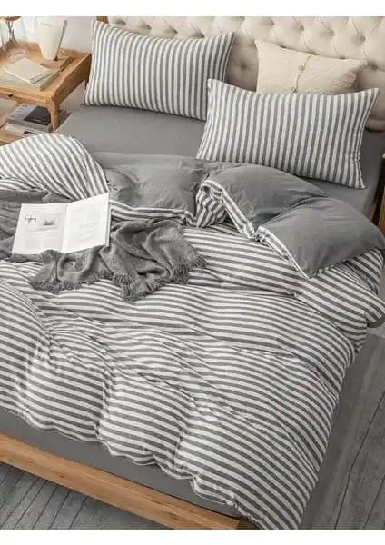 Caqqa Gray Collection Çift Kişilik Lastikli Çarşaflı Nevresim Takımı Özellikleri ve Kullanım İpuçları