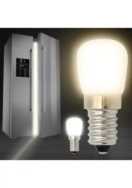 Cata 220 Volt E14 Duy Buzdolabı Ampulü CT-4261 Beyaz Işık Güçlü ve Dayanıklı Tasarım