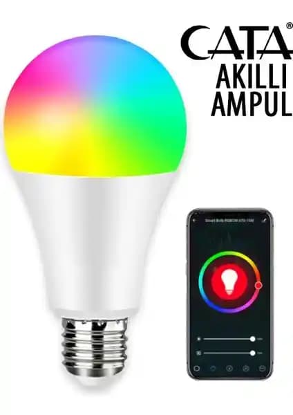 Cata CT-4000 9W Akıllı LED Ampul: Renkli ve Uzaktan Kontrol Edilebilir Aydınlatma Çözümü