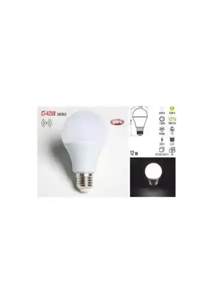 Cata CT-4259 Sensörlü LED Ampul 12W Enerji Tasarruflu Otomatik Aydınlatma Çözümü