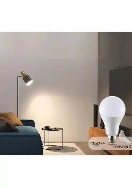 Cata LED Ampul 12W Sensörlü CT-4259: Enerji Tasarruflu Akıllı Aydınlatma Çözümü