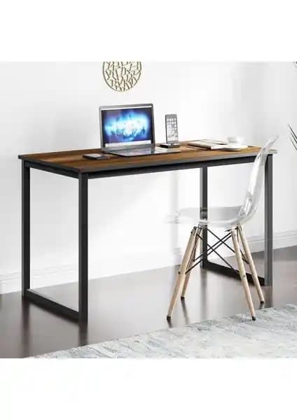 Ceramical 120 cm Çalışma Masası Barok Ceviz Modern Tasarım ve İşlevsellik