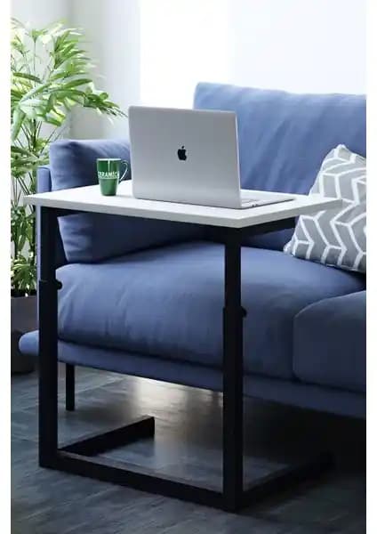 Ceramical SPA Yükseklik Ayarlı Laptop Sehpası Beyaz Estetik ve Dayanıklı Tasarım