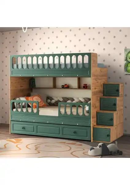 Çetin Ranza Panjur Yavrulu Ranza: Modern, Fonksiyonel ve Güvenli Çocuk Odası Çözümü