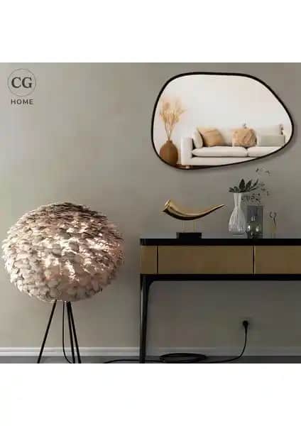 Cg Home Asimetrik Ayna Modern Tasarım ve Dayanıklılık Bir Arada
