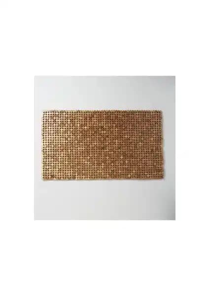 Chakra Gomez Ahşap Paspas Natural 60x100 - Doğal ve Şık Ev Dekorasyonu İçin