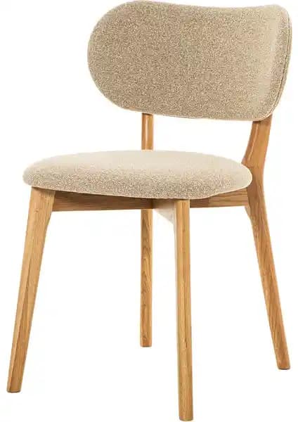 Chakra Stilo Sandalye Natural: Estetik ve Dayanıklı Doğal Ahşap Tasarım