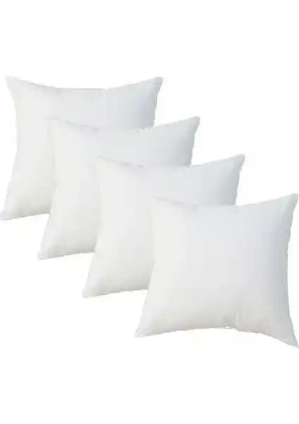 Çiçekce Home 4'lü Dekoratif Silikonlu Kırlent İç Yastığı Seti Estetik ve Konfor Sağlar