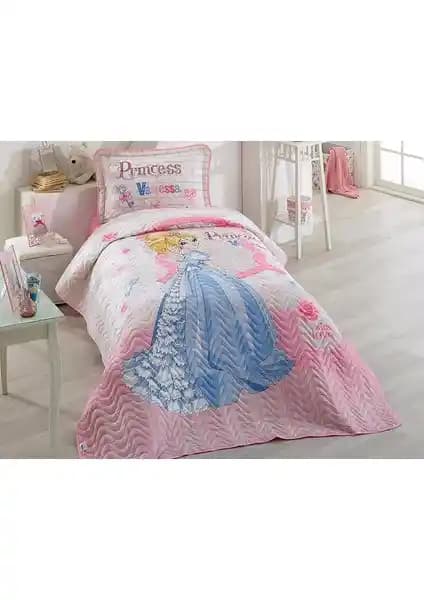Clasy Vanessa Kapitoneli Tek Kişilik Pembe Yatak Örtüsü Şıklık ve Konfor Sağlar