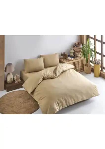 Colorpool Jeolojik Zaman Bej Rengi Nevresim Takımı: Şıklık ve Rahatlık Sunan Modern Tasarım