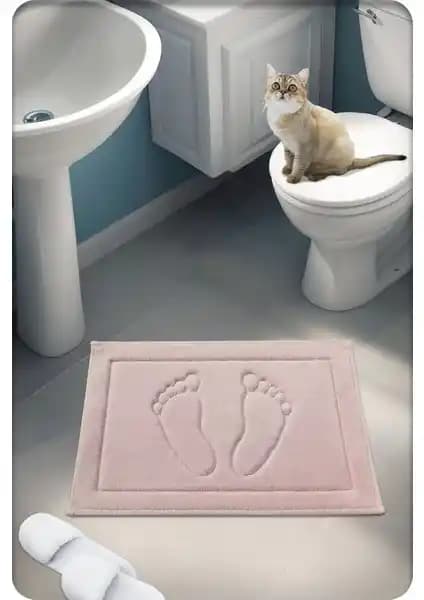 Cotton Crafty %100 Pamuk Dokuma Banyo Paspası: Sürdürülebilir ve Şık Tasarım