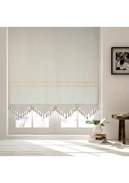 Cotton Studio Pamuklu Buldan İşi Natural Monika Perde: Doğal ve Estetik Tasarımıyla Ev Dekorasyonuna Şık Dokunuş