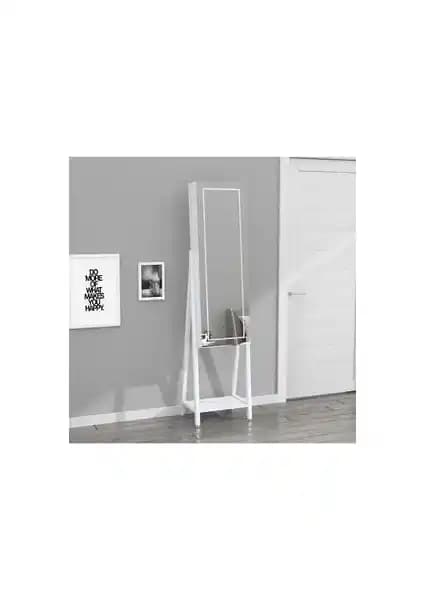 Decobox LED Aydınlatmalı Boy Aynalı Takı Dolabı ile Şık ve Fonksiyonel Saklama Çözümü