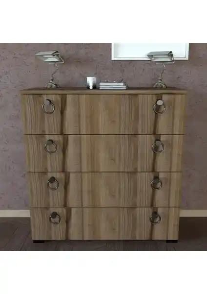 Decomech Bex 4 Çekmeceli Şifonyer Çırağan: Modern ve Fonksiyonel Tasarım Ayrıntıları